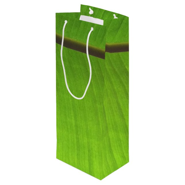 Bolsa Para Vino Cierre de la hoja de plátano (Angulo reverso)