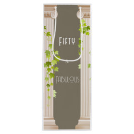 Bolsa Para Vino Cincuenta fabulosos cumpleaños elegante tema grieg