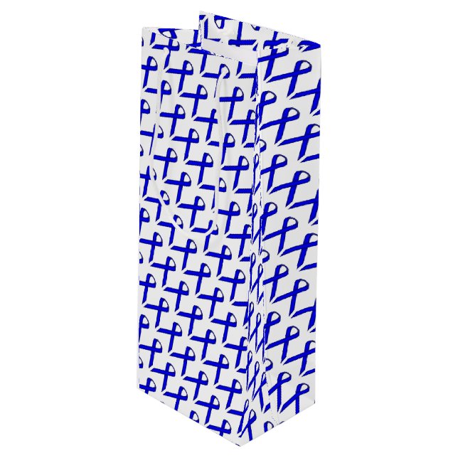 Bolsa Para Vino Cinta Blue Standard de Kenneth Yoncich (Angulo Anverso)