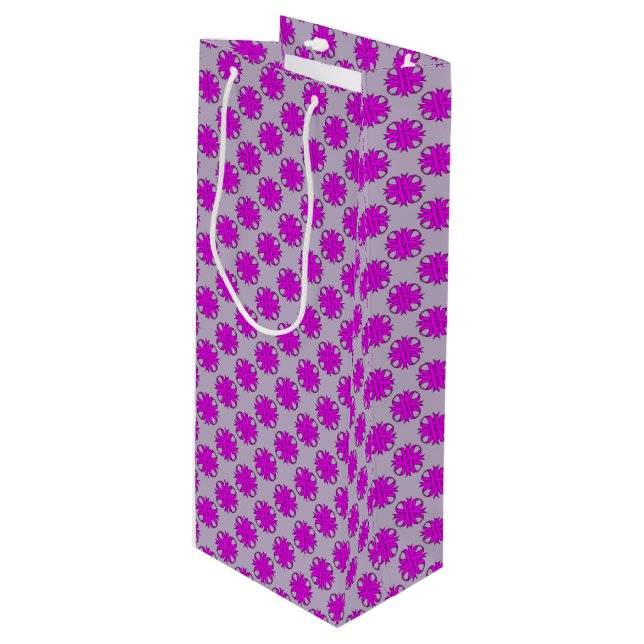 Bolsa Para Vino Cinta violeta de Kenneth Yoncich (Angulo Anverso)