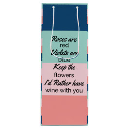 Bolsa Para Vino Cita divertida