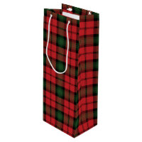 Clan Navidades de Tartán Kerr Red Checkered Plate