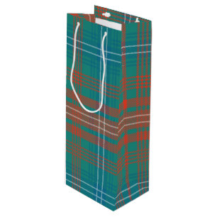 Bolsa Para Vino Clan Wilson Fiesta Tartán