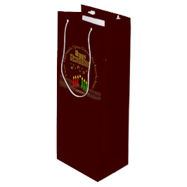 Bolsa Para Vino Coincidiendo con los siete principios de Kwanzaa