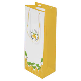 Bolsa Para Vino Colección Lemon Bloom