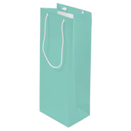 Bolsa Para Vino Color sólido azul de huevo Robin pálido