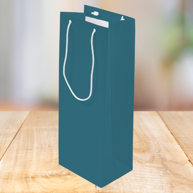 Bolsa Para Vino Color sólido azul verde azulado (Subido por el creador)