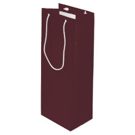 Bolsa Para Vino Color Sólido Granate Profundo
