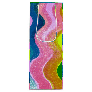 Bolsa Para Vino Colores ondulados