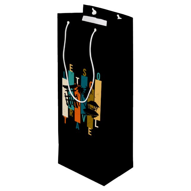 Bolsa Para Vino Comencemos a viajar (Angulo reverso)