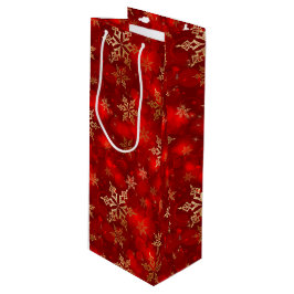 Bolsa Para Vino Copos de nieve