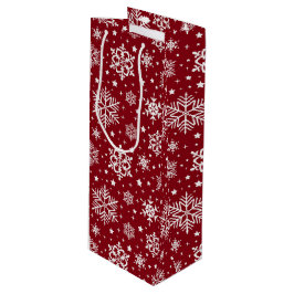 Bolsa Para Vino Copos de nieve