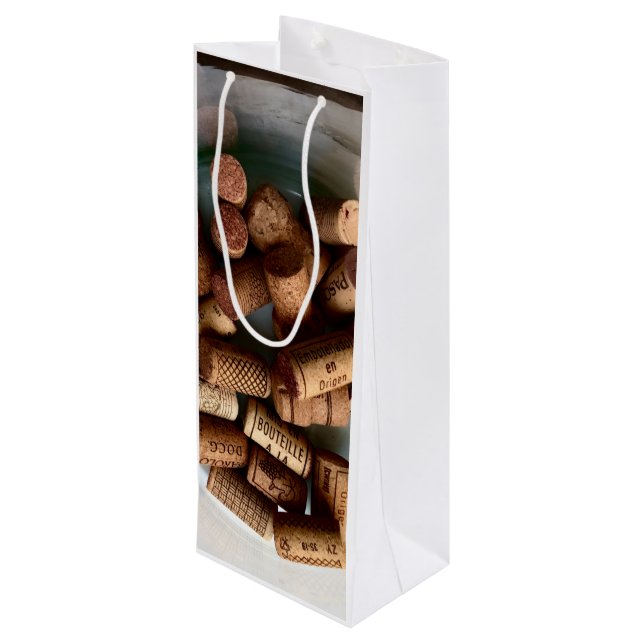 Bolsa Para Vino Corchos de vino (Angulo reverso)