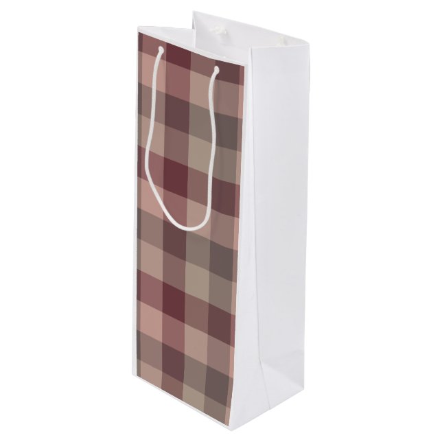 Bolsa Para Vino Cuadro de blushwood (Angulo Anverso)