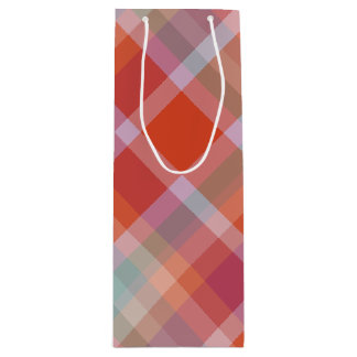 Bolsa Para Vino Cuadros de acebo de invierno