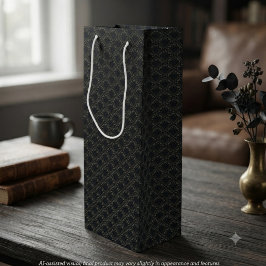 Bolsa Para Vino Cuervo Gótico de Carbón Embrujador