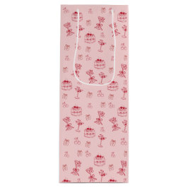 Bolsa Para Vino Cumpleaños Cereza en la Cima