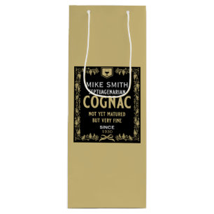 Bolsa Para Vino Cumpleaños de Brandy Lover Septuagenarian