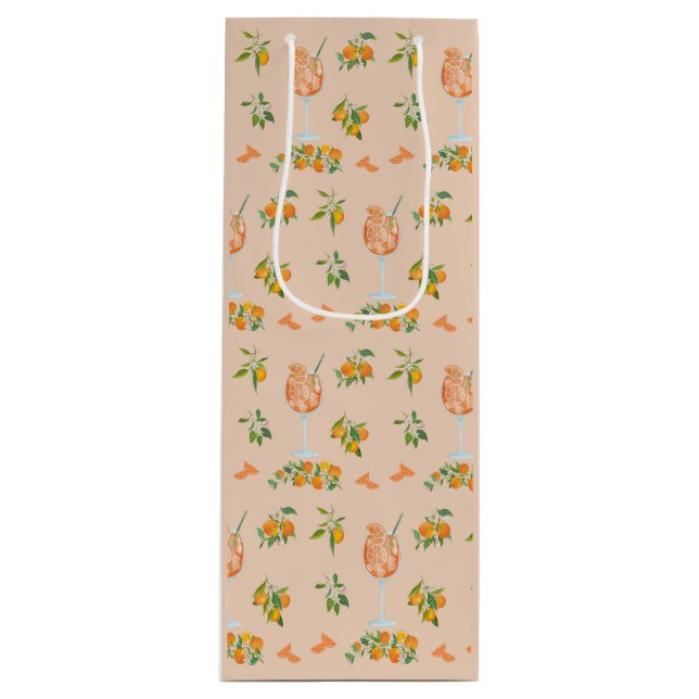 Bolsa Para Vino Cumpleaños de verano con Spritz (Anverso)