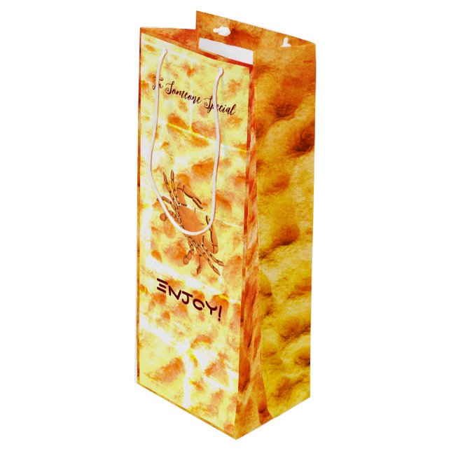 Bolsa Para Vino Cumpleaños del Cáncer (Angulo Anverso)