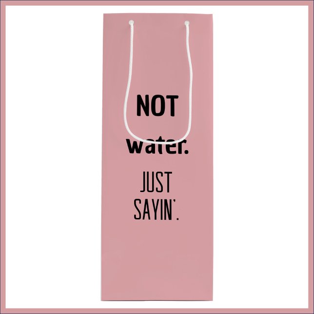 Bolsa Para Vino Cute gracioso de color Rosa (Subido por el creador)