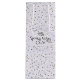Bolsa Para Vino Cute Purple Spooky Cute Octubre Baby Shower