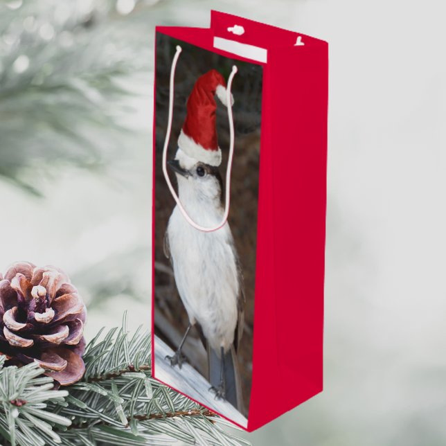 Bolsa Para Vino Cuto Whiskey Jack con sombrero rojo (In Situ)