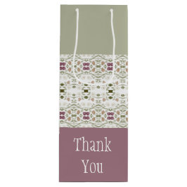 Bolsa Para Vino Dainty Floral Pattered