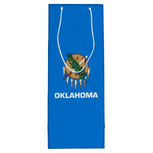 Bolsa Para Vino Decoración de diseño de la bandera del estado de O