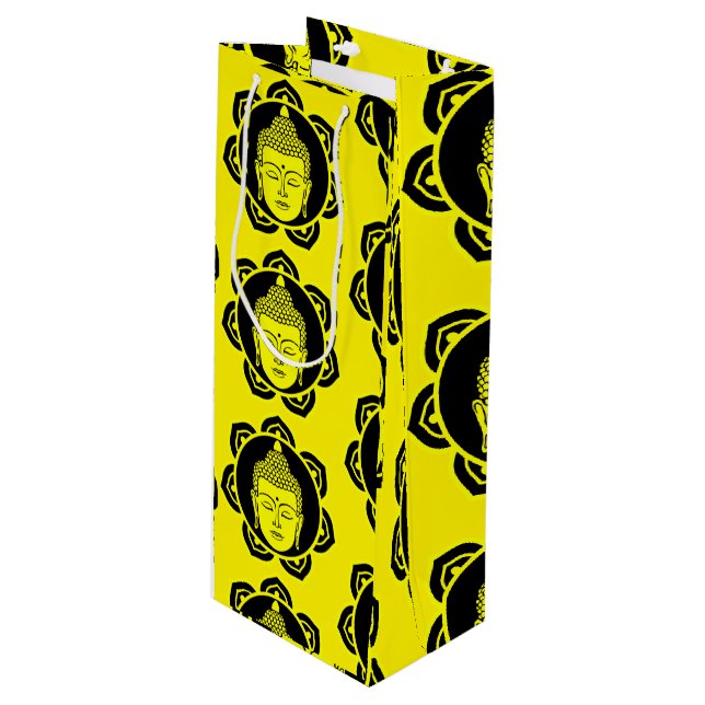 Bolsa Para Vino Decorativo Buda (Angulo Anverso)