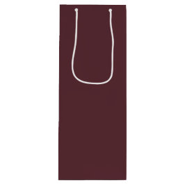 Bolsa Para Vino Deep Maroon Solid Color