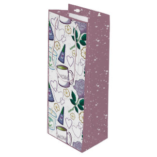 Bolsa Para Vino Día de la Madre Lavanda