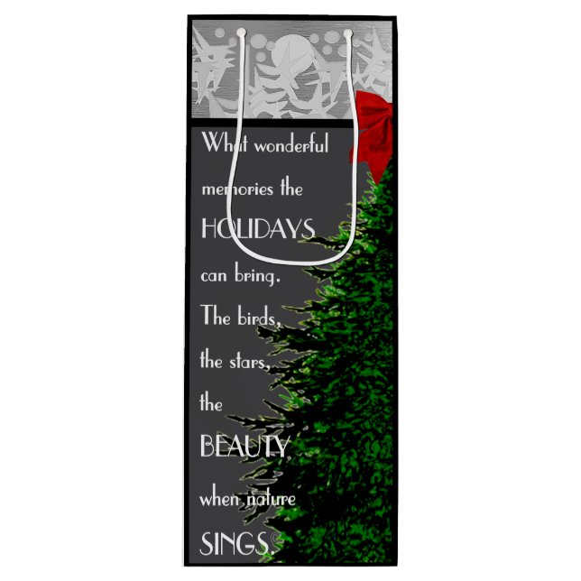 BOLSA PARA VINO DÍA FESTIVO (Anverso)