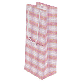 Bolsa Para Vino Diseñador de cuadros escoceses
