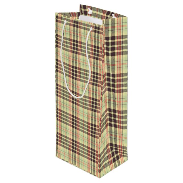 Bolsa Para Vino Diseño de plante clásico (Angulo reverso)