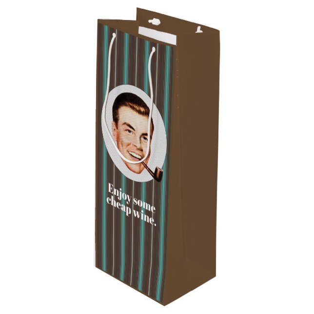 Bolsa Para Vino Disfruta de un vino barato. (Angulo Anverso)