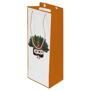 Bolsa Para Vino Divertido regalo de vino tote para Navidades turco