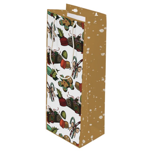 Bolsa Para Vino Dulces Navideños (Angulo Anverso)