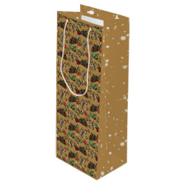 Bolsa Para Vino Dulces Navideños- Bolsa de Vino Coco (Color)