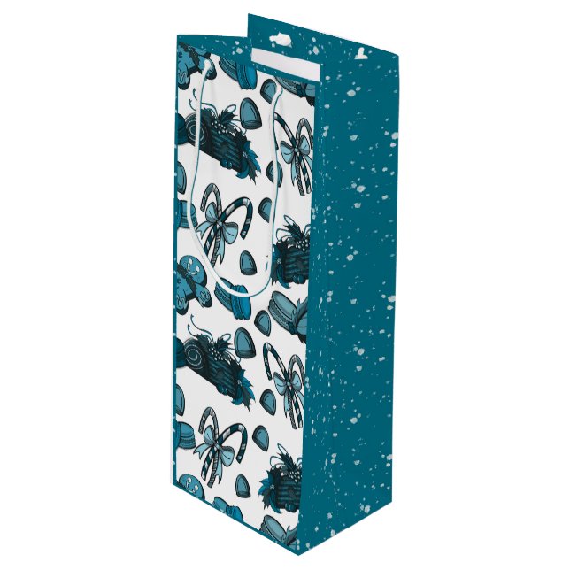 Bolsa Para Vino Dulces Navideños- Hielo (Sólido) (Angulo Anverso)