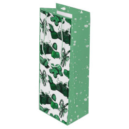 Bolsa Para Vino Dulces Navideños - Menta (Sólido)