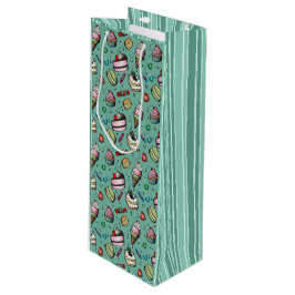 Bolsa Para Vino Dulces Retro - Turquesa