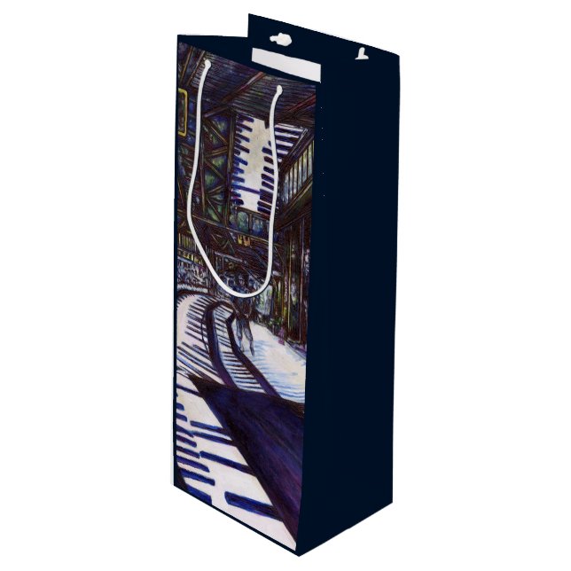 Bolsa Para Vino Dustar el piano (Angulo Anverso)