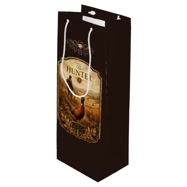 Bolsa Para Vino El Cazador (Angulo Anverso)