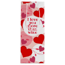 El día de San Valentín gracioso rojo y rosa