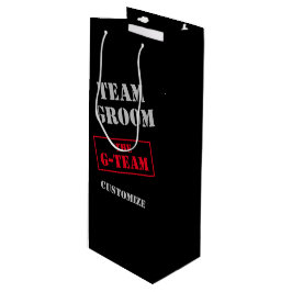 Bolsa Para Vino El Equipo G-Team Groom
