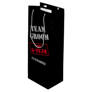 Bolsa Para Vino El equipo G-Team Groom