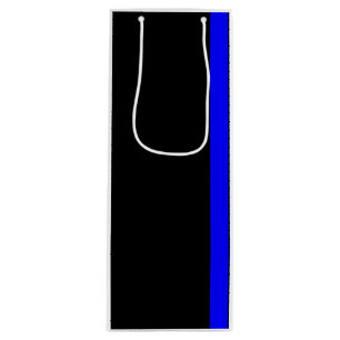 Bolsa Para Vino El estilo simbólico delgado de la línea azul verti