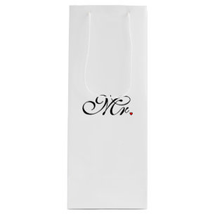 Bolsa Para Vino El Sr. Husband Groom Sus Nuevas Cameras
