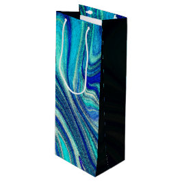 Bolsa Para Vino Elegante Aquamarine Paua Rainbow Shell inspirado
